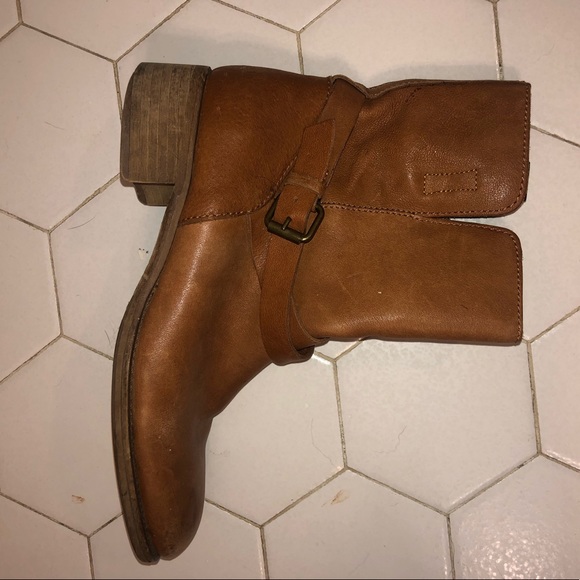Madewell camel leather booties - Picture 3 of 5